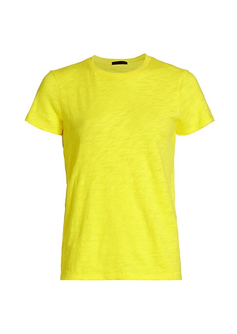 Cropped Slub Cotton Tee