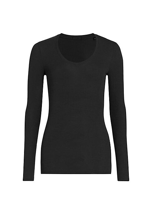Sleek Stretch Jersey Top