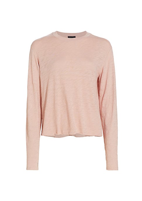 Casual Slub Long Sleeve Tee