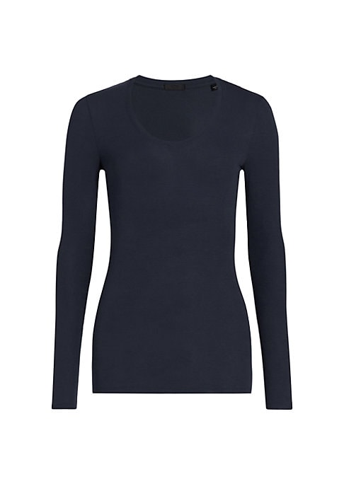 Sleek Stretch Jersey Top