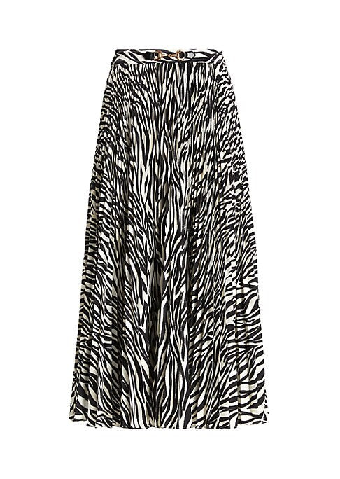 Pleated Elegance Midi Skirt