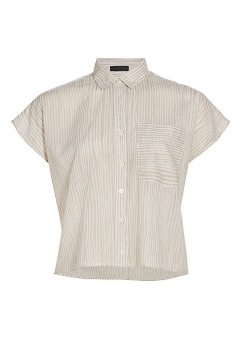 Chic Striped Cotton Tee
