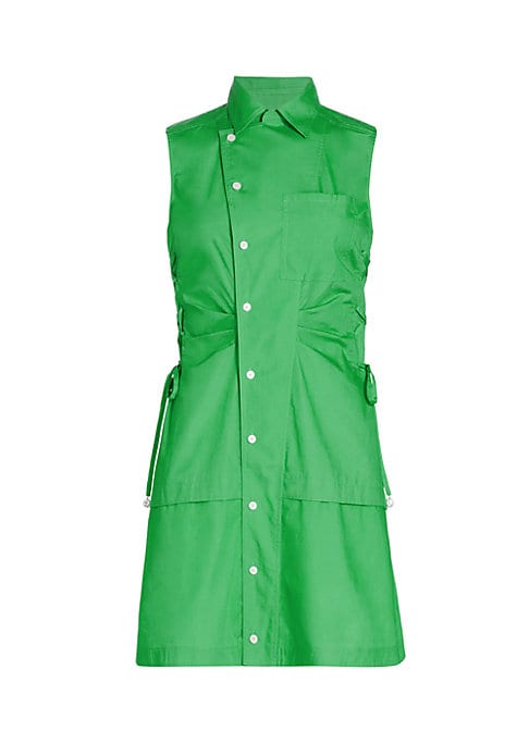 Lace-Up A-Line Dress