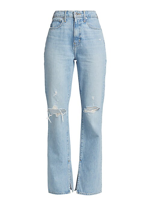 Ultra High-Rise Straight Jeans