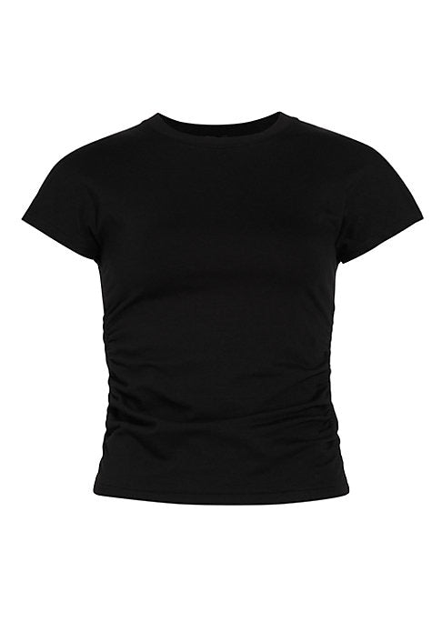 Soft Side Ruched Tee