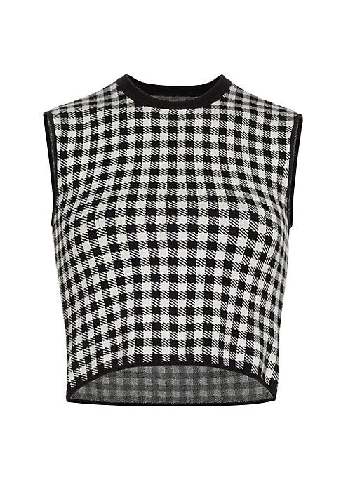 Chic Checkered Sweater