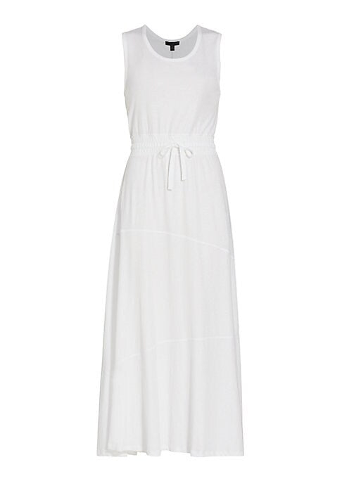 Asymmetrical Cotton Maxi Dress
