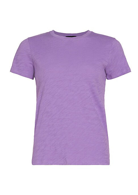 Cropped Slub Jersey Tee