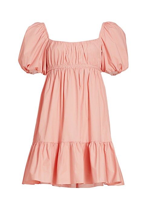 Balloon Sleeve A-Line Dress
