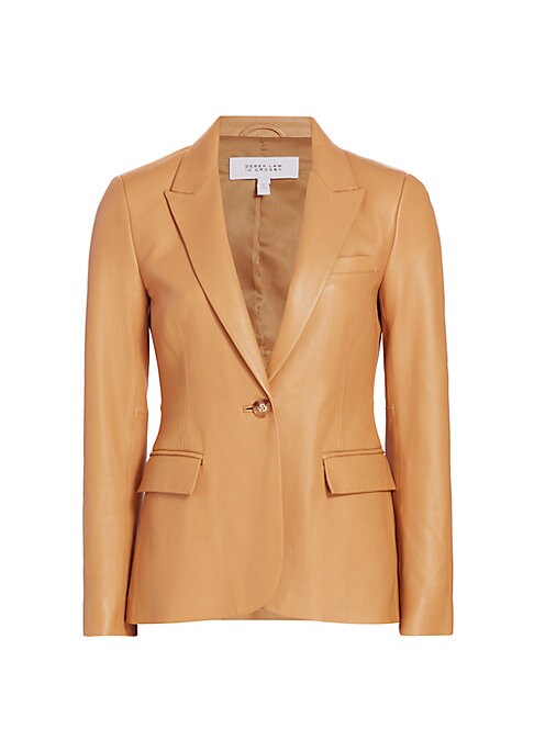 Chic Leather Blazer