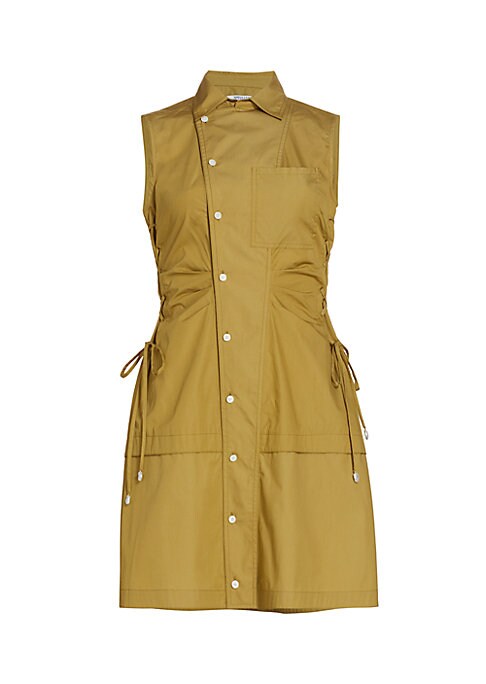Asymmetric Tie Shirtdress