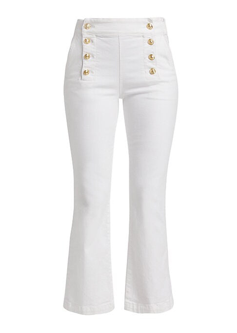 Chic Ankle Flare Jeans