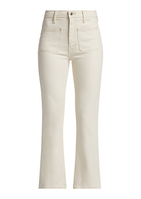 Chic Crop Flare Trousers