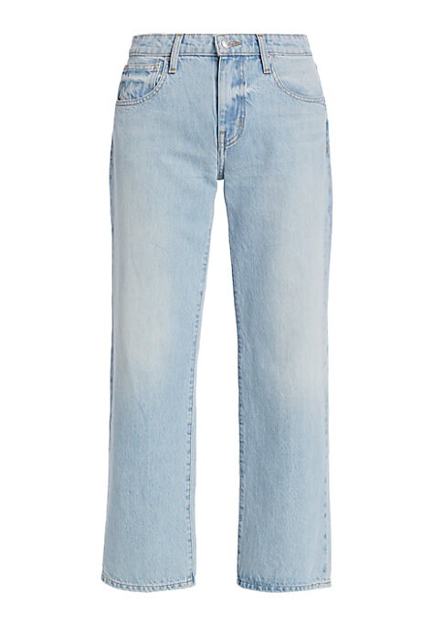 Chic Mid-Rise Straight Jeans