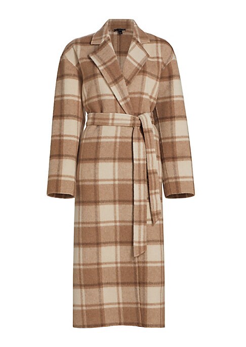 Cozy Checkered Wool Coat