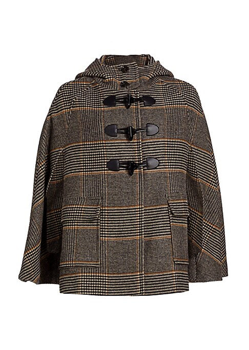 Glen Check Cargo Cape