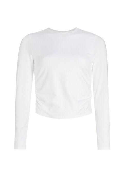 Ruched Cotton Tee