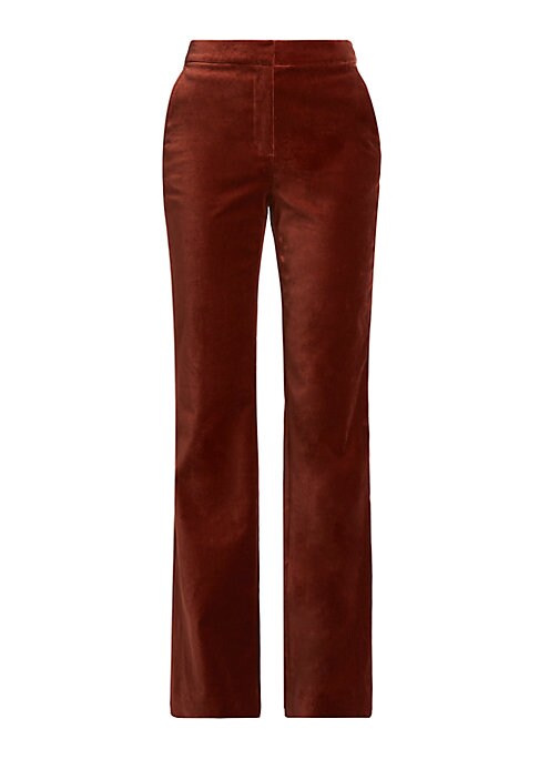 Velvet Flare Chic Trousers