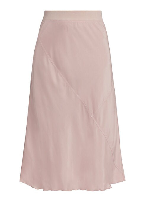 Chic Silk Pencil Skirt