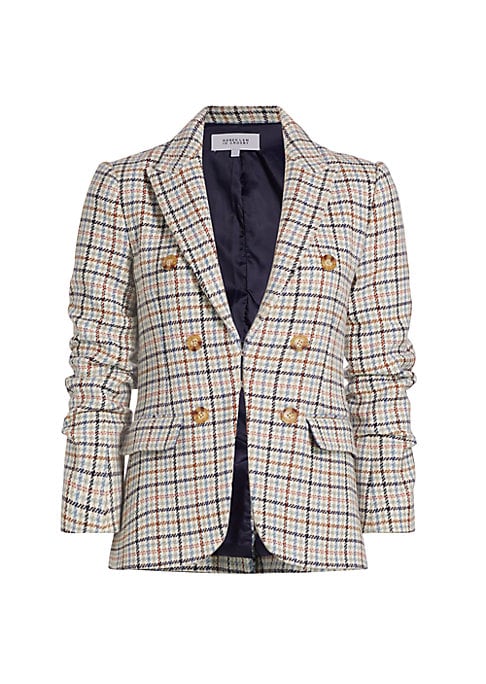 Houndstooth Elegance Blazer