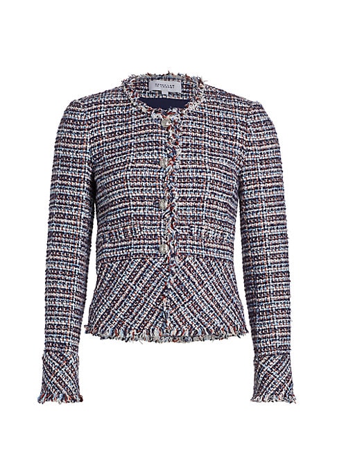 Chic Tweed Peplum Jacket