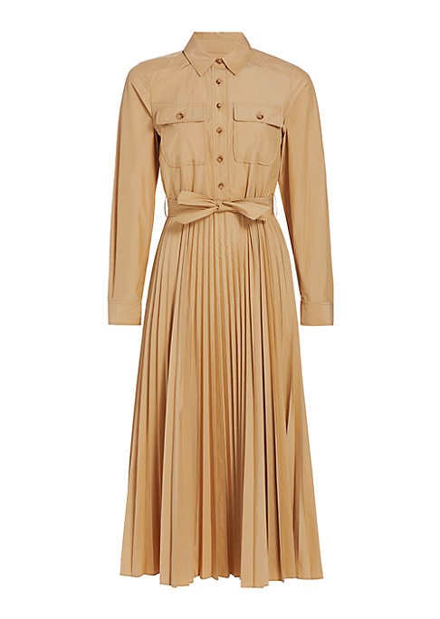 Tailored Pleat Dress