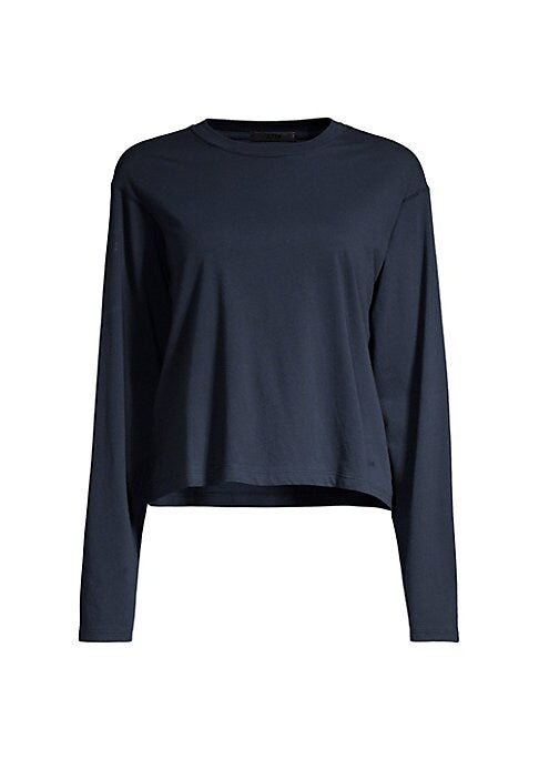 Cropped Cotton Tee