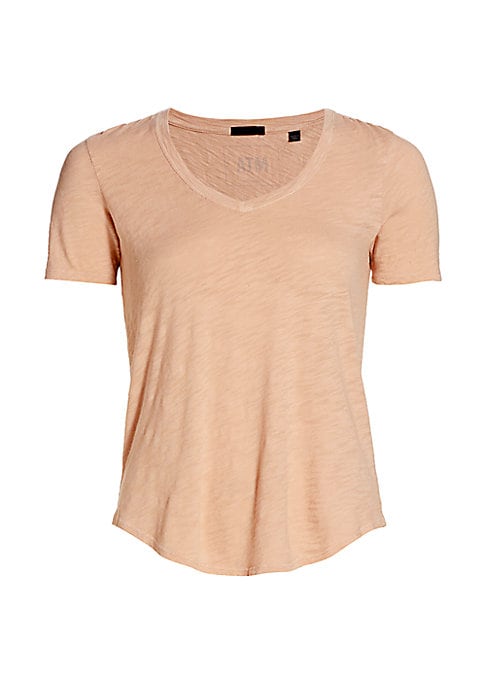 Soft Slub V-Neck Tee