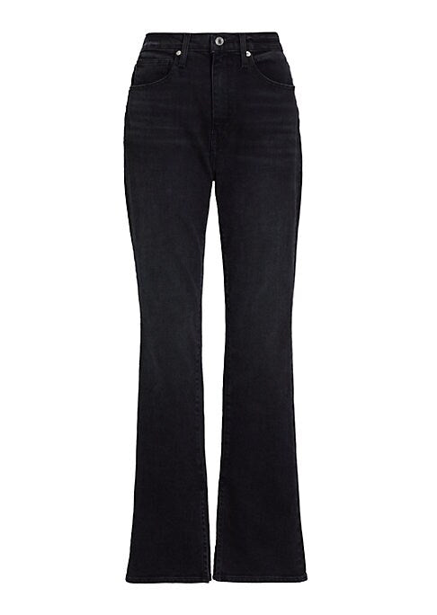 Split Hem Straight Jeans