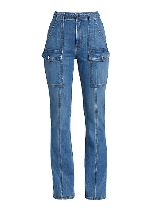 D-Ring Wide Leg Jeans