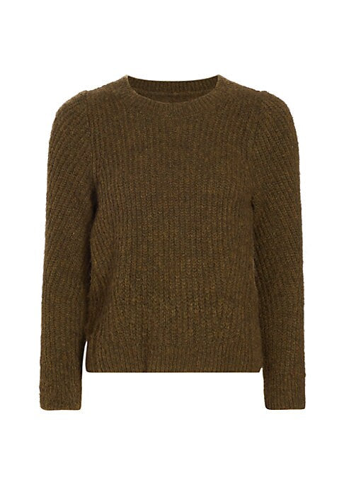 Textured Ribbed Alpaca Sweater