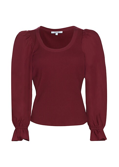 Puff Sleeve Knit Top