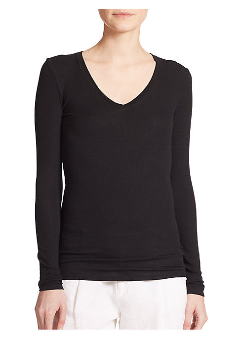 Chic Stretch V-Neck Top