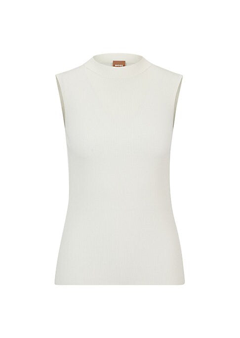 Timeless Ribbed Mock Top