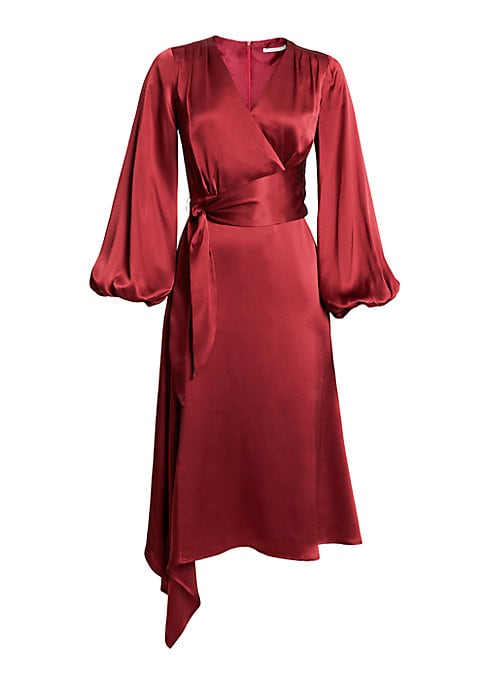 Asymmetrical Silk Elegance Dress
