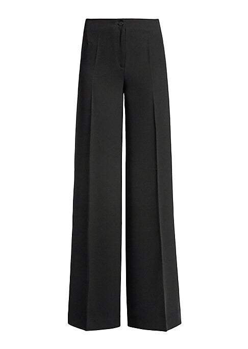 Chic Wide-Leg Pleated Pants