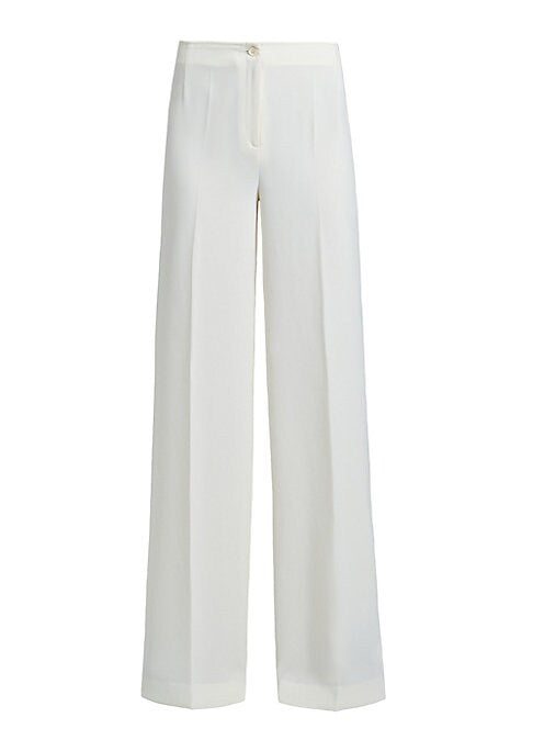 Pleated Luxe Wide Trousers