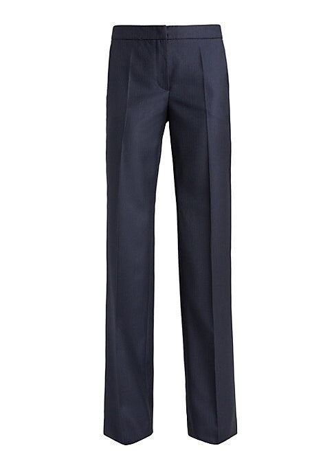 Elevated Wool Straight Trousers