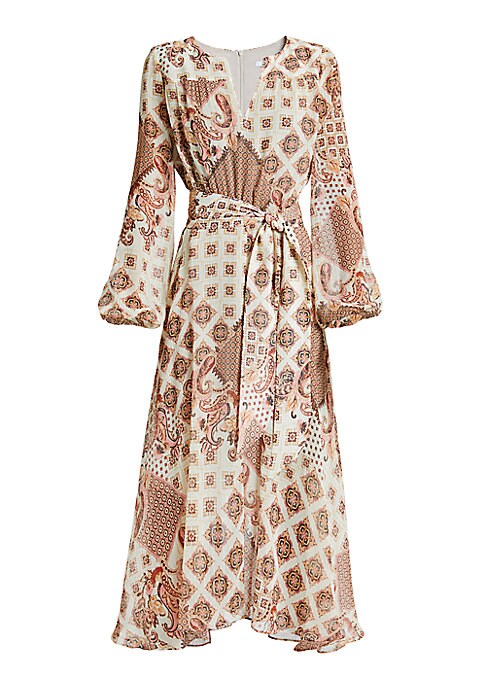 Chic Scarf Midi Dress
