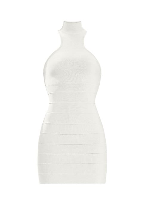 Ribbed Racer Mini Dress