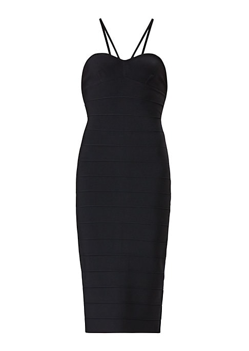 Sweetheart Halter Midi Dress