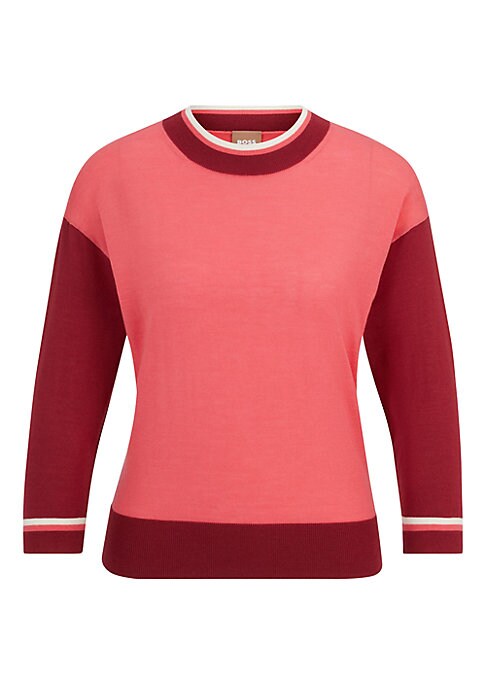 Chic Color-Block Sweater