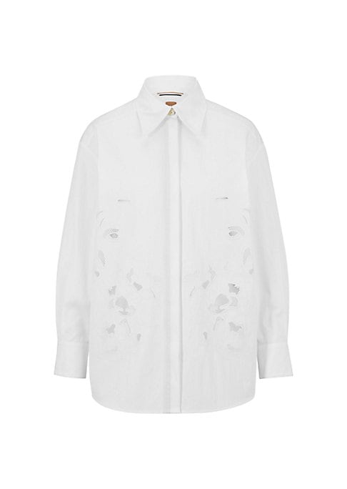 Embroidered Cotton Chic Blouse