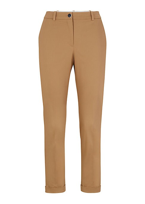 Chic Stretch Twill Trousers