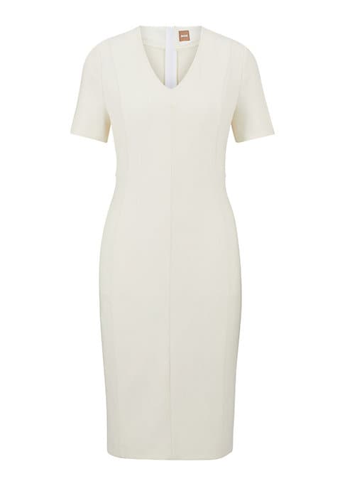 Elegant Stretch Office Dress
