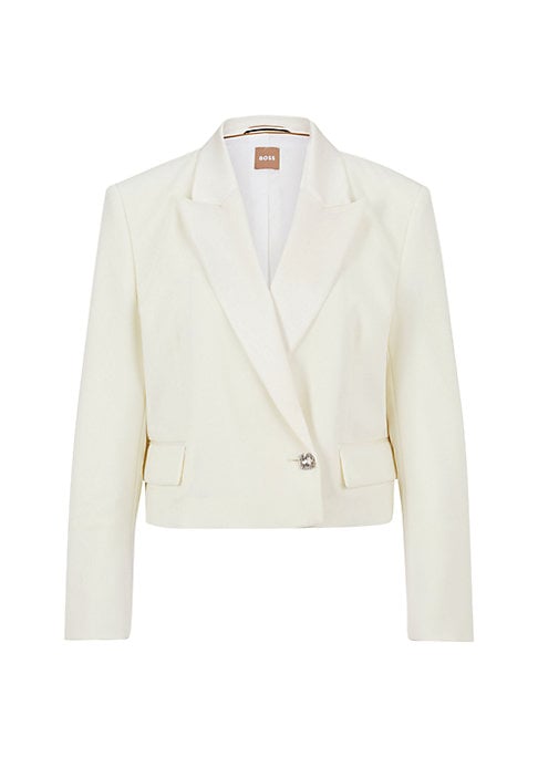 Chic Twill Oversized Jacket