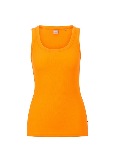 Scoop Ribbed Casual Top