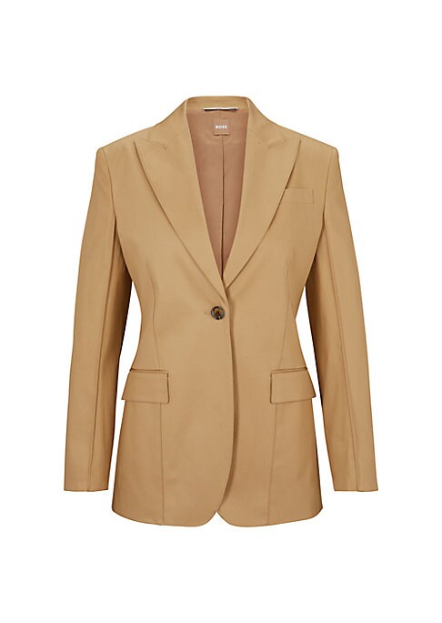 Glossy Stretch Blazer