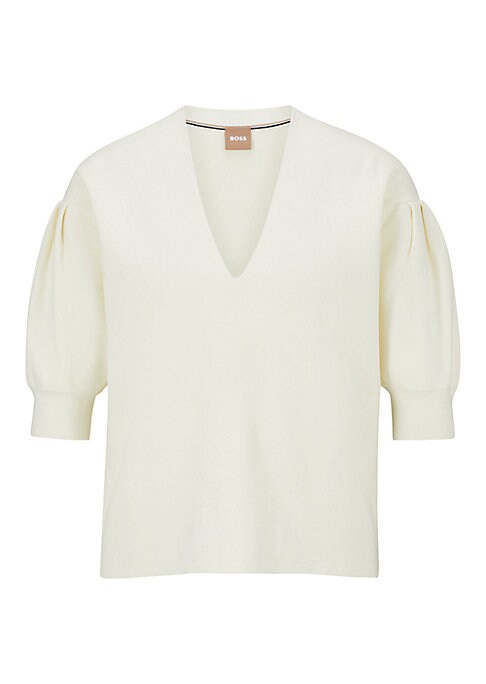 Puffed Elegance Sweater