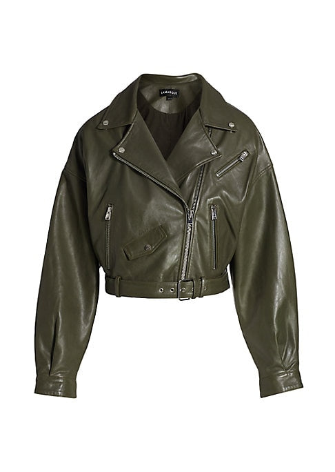 Luxe Leather Moto Jacket